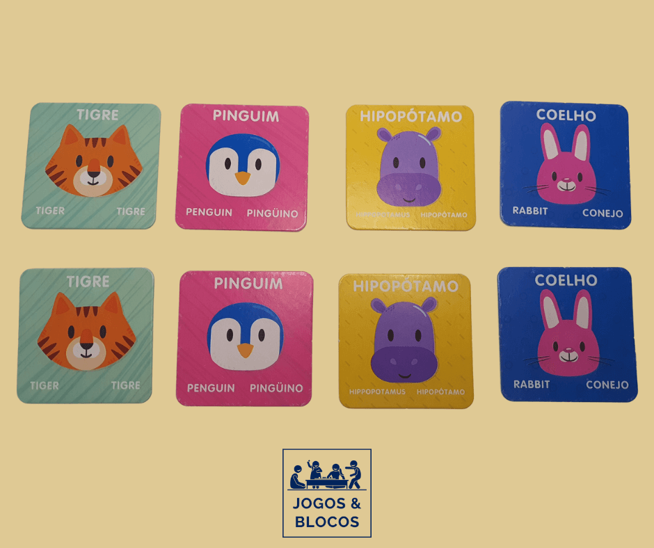 Pin em JOGO DA MEMÓRIA-ANIMAIS